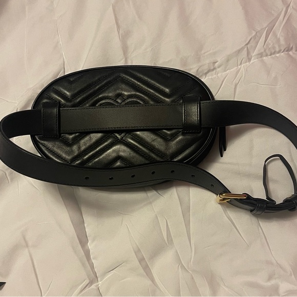 Gucci Fanny Pack - Black with Gold - Picture 3 of 8